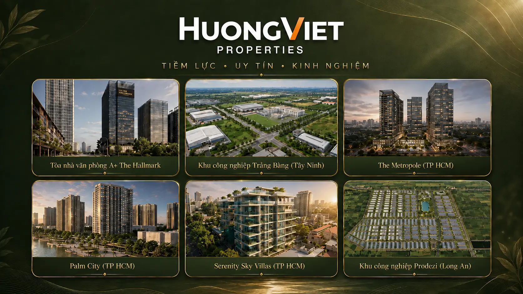 Hướng Việt Properties và danh mục dự án tiêu biểu