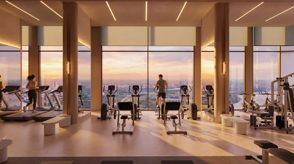 Phòng Gym và Yoga hướng sông Palm River