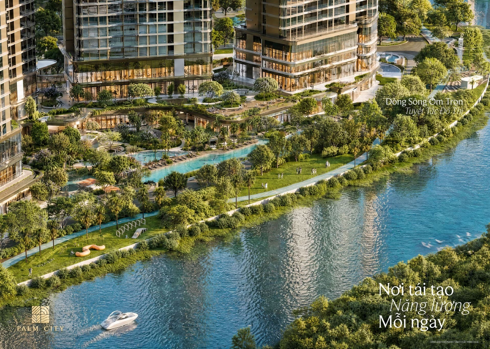 Cảnh quan nội khu Palm City