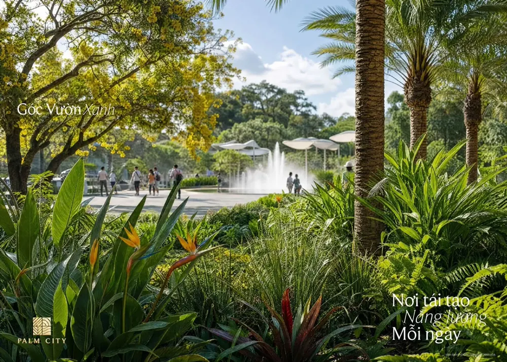 Không gian xanh Palm City