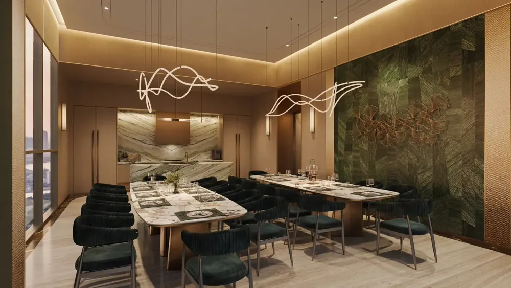 Phòng ăn riêng private dining Palm River